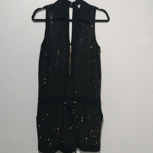 Cache gold studded Romper size Small - Picture 2 of 16